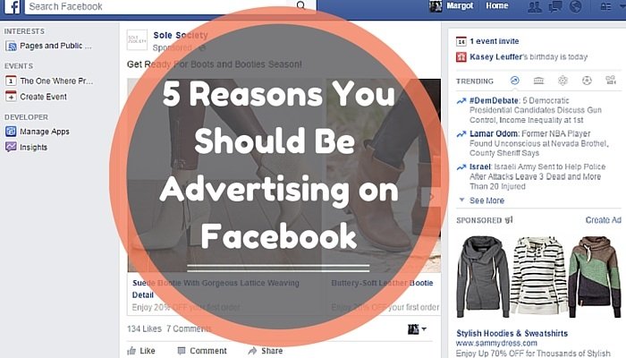 advertising on facebook reasons