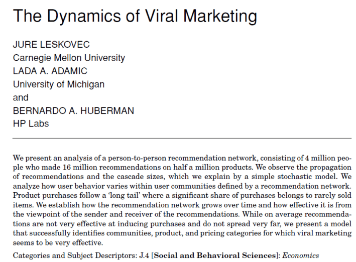 viral-marketing-research-study